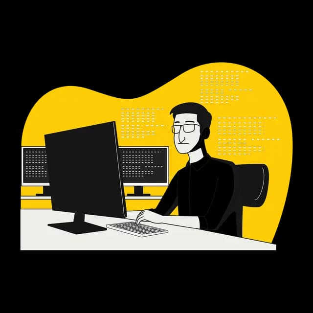 Inphze web designer working on a custom website